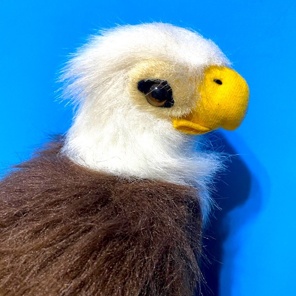AMERICAN BALD EAGLE HARLEY FLUFFY WILDLIFE SERIES PLUSH VTG 90’s NANCO - Picture 7 of 13